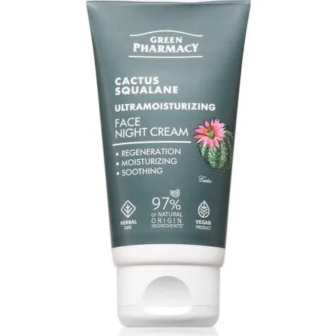 Green Pharmacy Kaktus & Squalane Natcreme, 50 ml