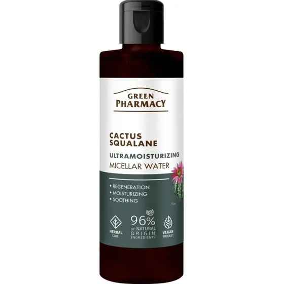Green Pharmacy Fugtgivende Micellarvand med Cactus & Squalane 200 ml