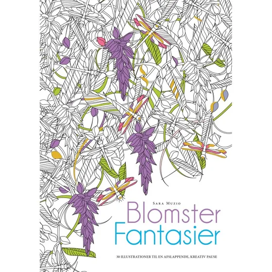 Maleblok: Blomsterfantasier af Sara Muzio