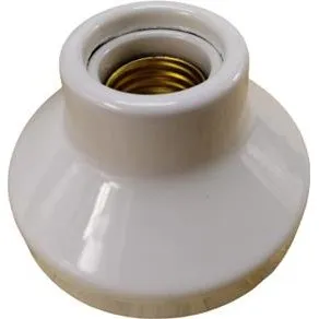 Simply C E27 Hvid Porcelæn Loftlampe