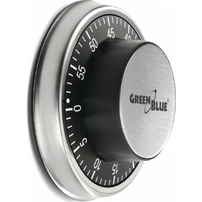 Greenblue 51348 Mekanisk Køkkentimer - Sølv