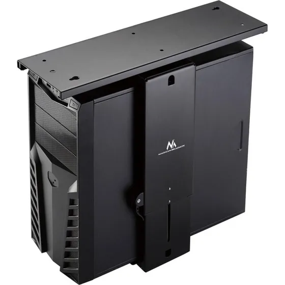 Maclean MC-885 Justerbar Computerholder under skrivebord, sort