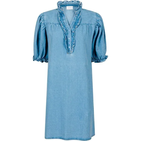 Neo Noir Alma Denimkjole Stonewash