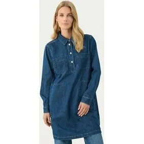 Part Two STINEPW DR denimkjole, medium blue, knælængde