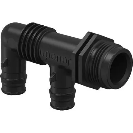 Uponor Q&E Fordelerrør PPSU G3/4" MT 2x16 C/C 45+35mm