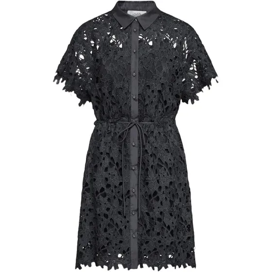 Love-Divine love1443 sort blondekjole med taljebånd