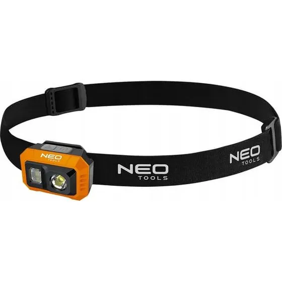 NEO TOOLS Pandelampe Genopladelig 500lm COB LED USB-C