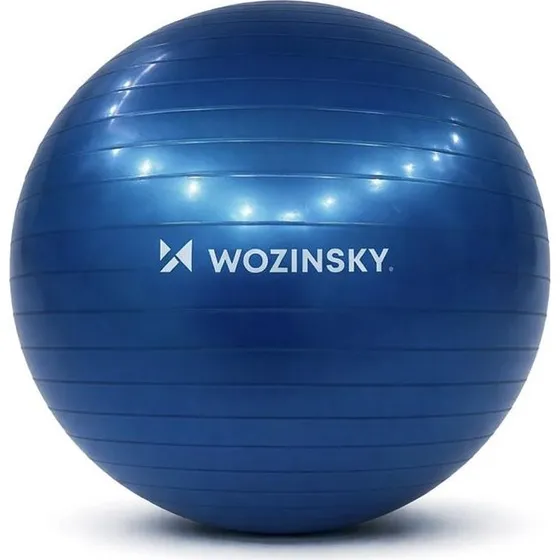 Wozinsky WGB65BL Træningsbold, 65 cm, Blå