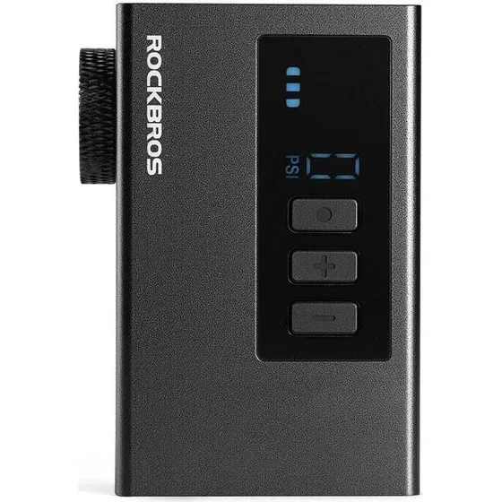 Rockbros AS240 PRO Trådløs Cykelpumpe - 120 PSI - Sort