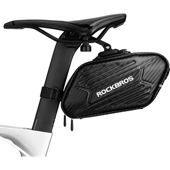 Rockbros B59 Cykeltaske 1,5L - Sort med kulfibertekstur