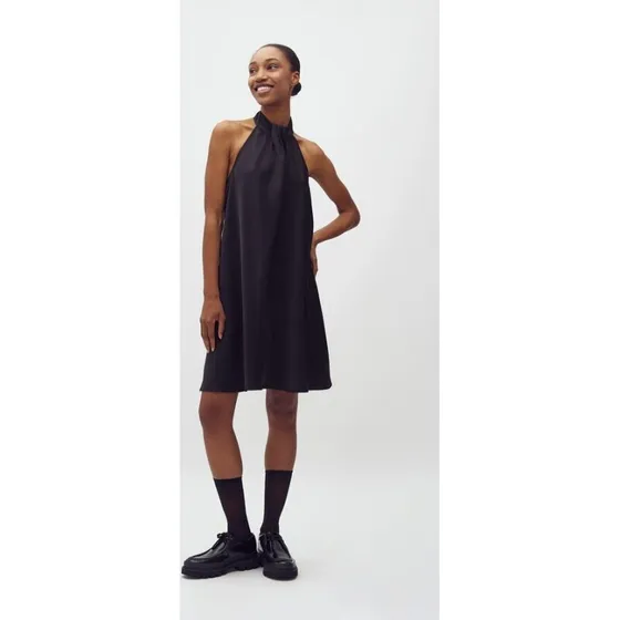 Mbym Zuzelia-M halterneck kjole, sort