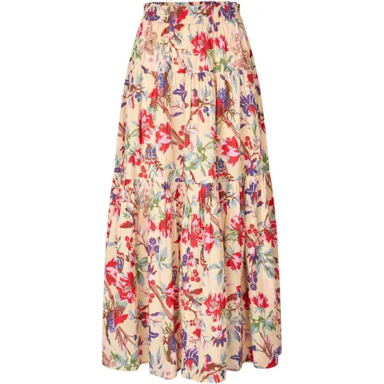 Lollys Laundry Sunset Maxi Nederdel – Flower Print