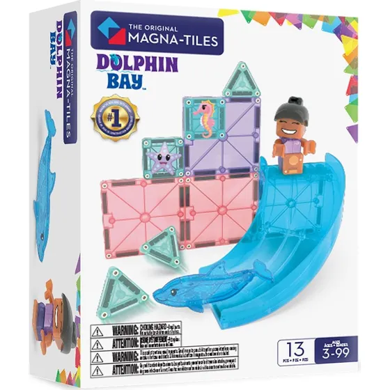 Magna-Tiles Dolphin Bay – Magnetisk byggesæt med 13 dele