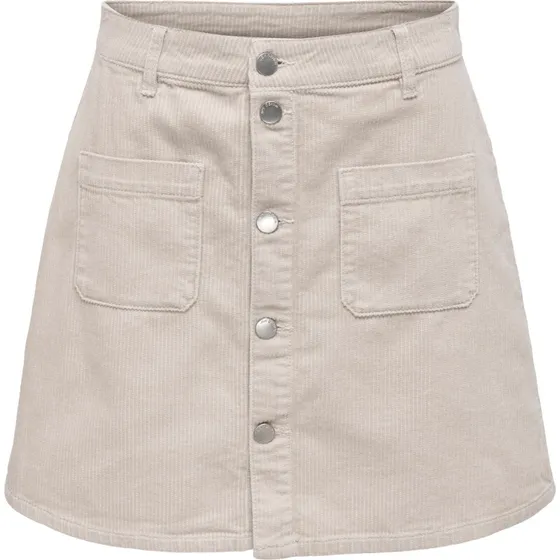 JDY JDYShiraz Corduroy Nederdel – Moonbeam