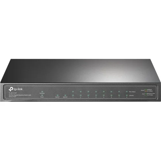 TP-Link TL-SG1210P 10-ports Gigabit switch, 8x PoE+
