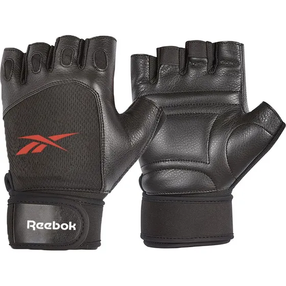 Reebok Lifting Gloves - Sort/Rød - L