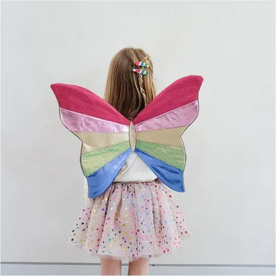Mimi & Lula Rainbow Tutu – Beige, 3–10 år