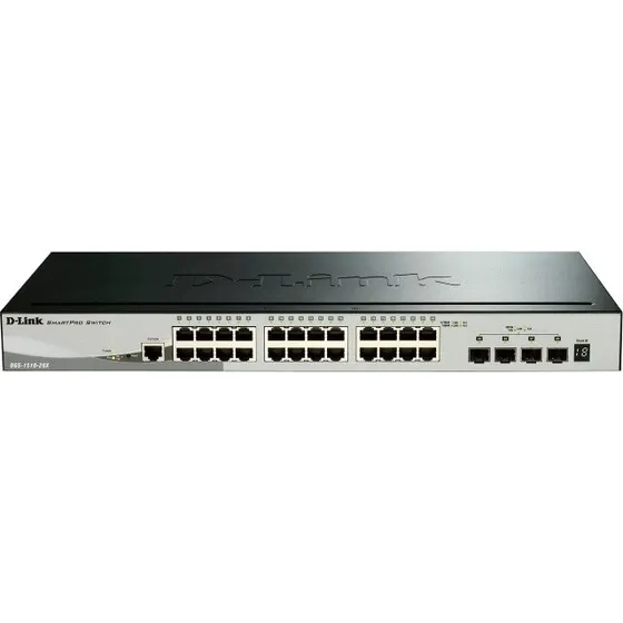 D-Link DGS-1510 24-port L3 Administreret Gigabit Switch – Sort