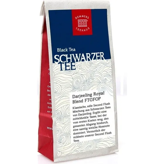 Demmers Teehaus Darjeeling Royal Blend Sort Te, 100 g