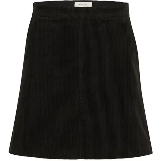 Part Two LingsPW SK fløjlsnederdel, sort