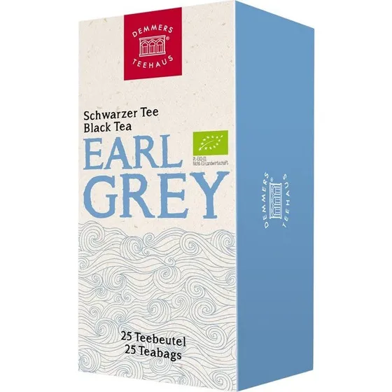 Demmers Teehaus Quick-T Økologisk Earl Grey Sort Te 43,75 g