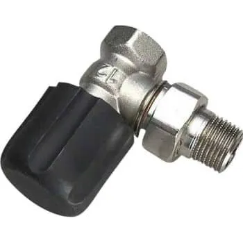 Herz radiatorventil GP 1/2" vinkelløbende