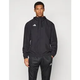 adidas Tiro 25 Essential Woven hættetrøje – sort/hvid