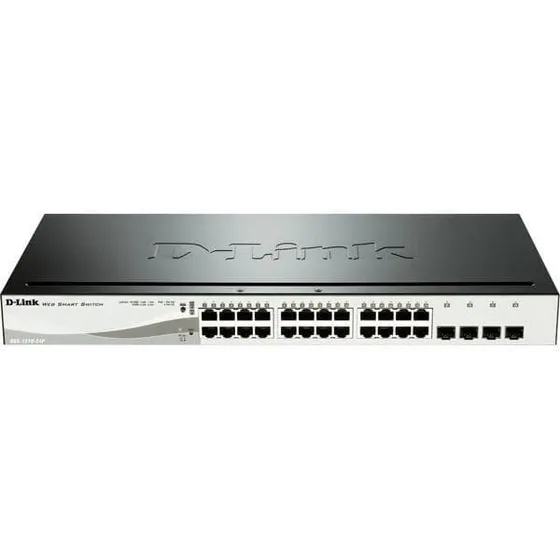 D-Link DGS-1210-24P Administreret L2 24xGigabit PoE, Sort