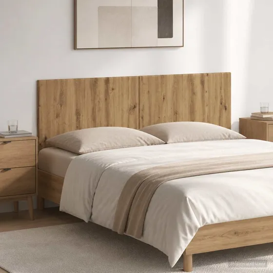 vidaXL Væghængt hovedgærde BREDA Artisan-eg 160 cm