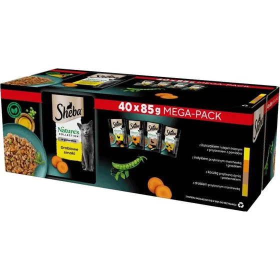 Sheba Natures Collection Fjerkræ i gelé - 40 x 85 g