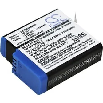Batteri til GoPro Hero 5, 6, 7 og 8