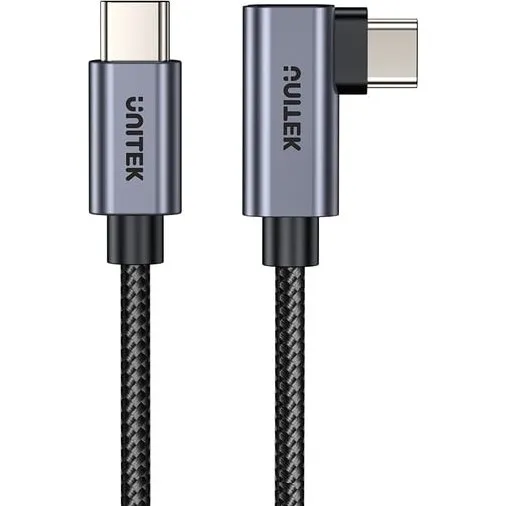 Unitek C14123BK-5M USB-C til USB-C kabel, 100W, 5 m