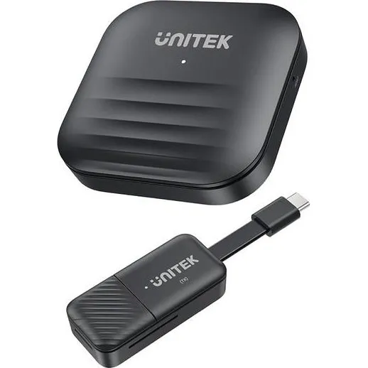 Unitek V1184A01 Trådløs AV Extender Sæt - Sort