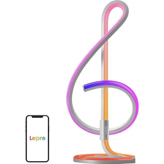 Lepro TB2 RGB Skrivebordslampe med AI-effekter og stemmestyring
