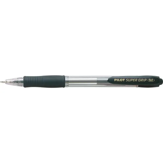 Pilot Supergrip M Kuglepen - Sort, 1,0 mm