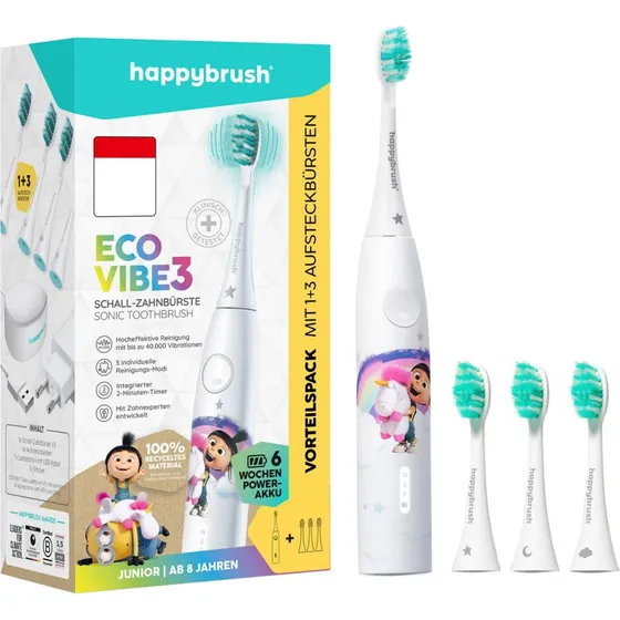 Happybrush ECO VIBE Elektrisk Tandbørste til Børn - Agnes