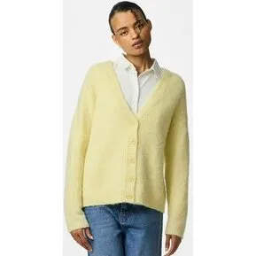 PCPAM Knit Cardigan - French Vanilla, Oversized
