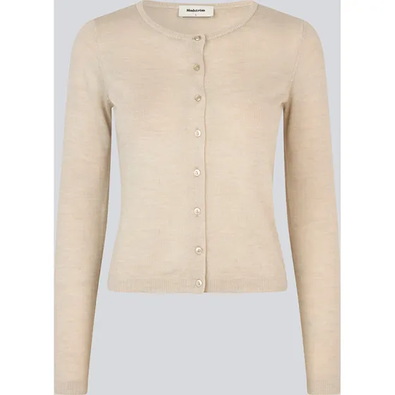 Modström Hiroki Cardigan Summer Sand - 100% uld