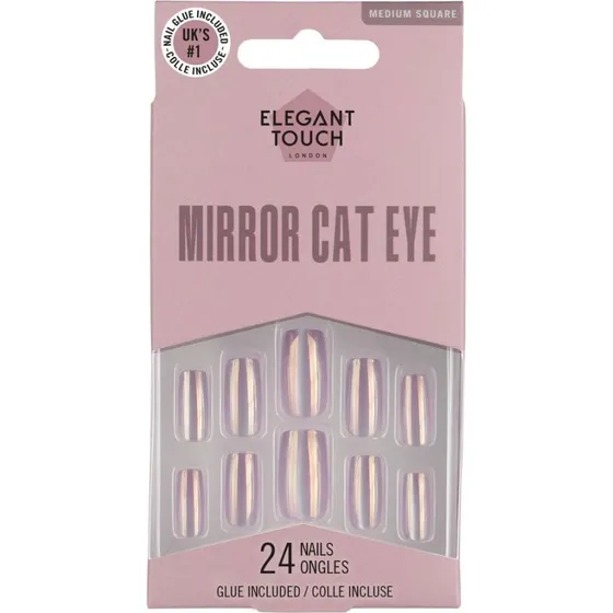 Elegant Touch Gel Finish Magic Mirror Cat Eye Negle
