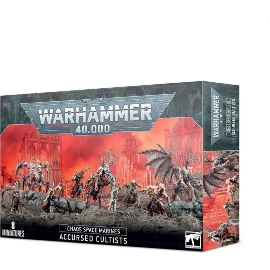 Warhammer 40K Chaos Space Marines: Accursed Cultists