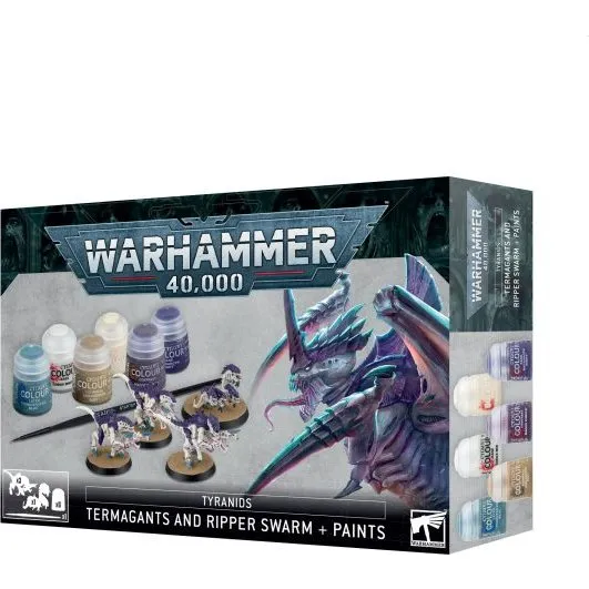 Citadel Tyranids: Termagants & Ripper Swarm + Paint Set