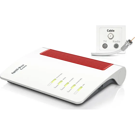 AVM FRITZ!Box 6660 Cable – Wi‑Fi 6 kabelrouter (2,5 GbE)