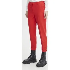 ICHI Lexi bukser - sorte ankellange chinos