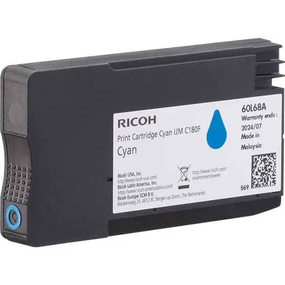 Ricoh Cyan Toner - 1600 sider