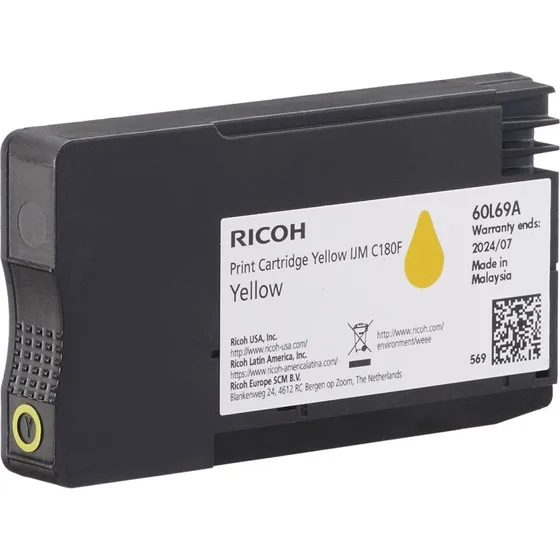 Ricoh Gul Toner – Original 1600 sider
