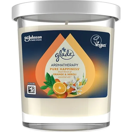 GLADE Aromatherapy Pure Happiness duftlys, 170 g