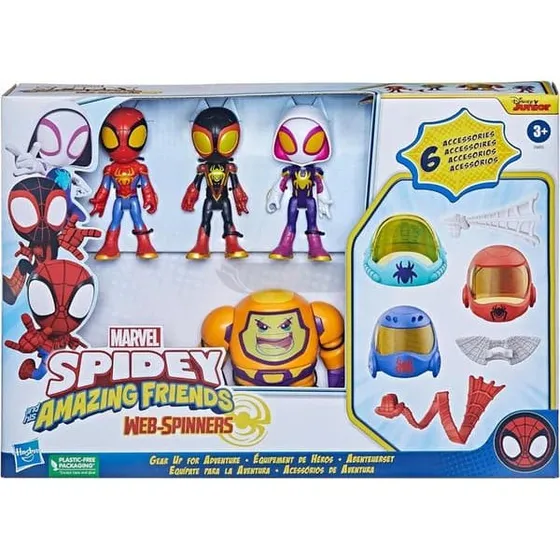 Hasbro Spiderman Web-Spinner Figursæt med 4 figurer