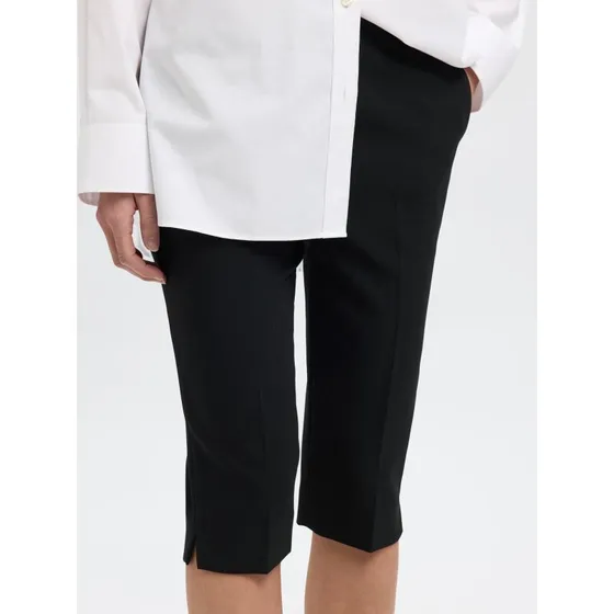 Selected Femme Capri-Rita MW Pant Sort