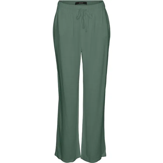 Vero Moda Line Linen Mix bukser – Laurel Wreath