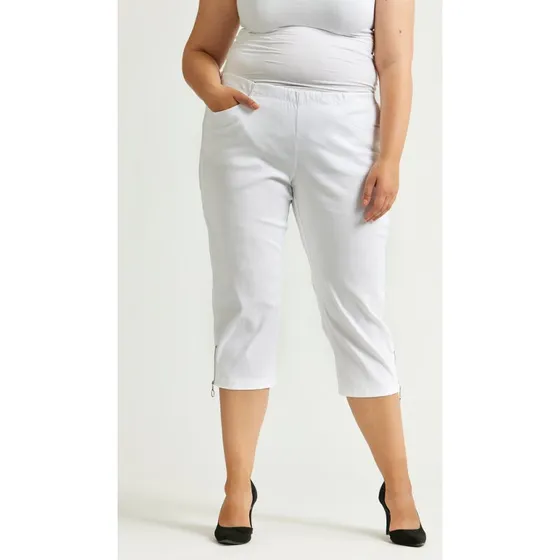 ZE-ZE Jazzy 63 capribukser – hvid
